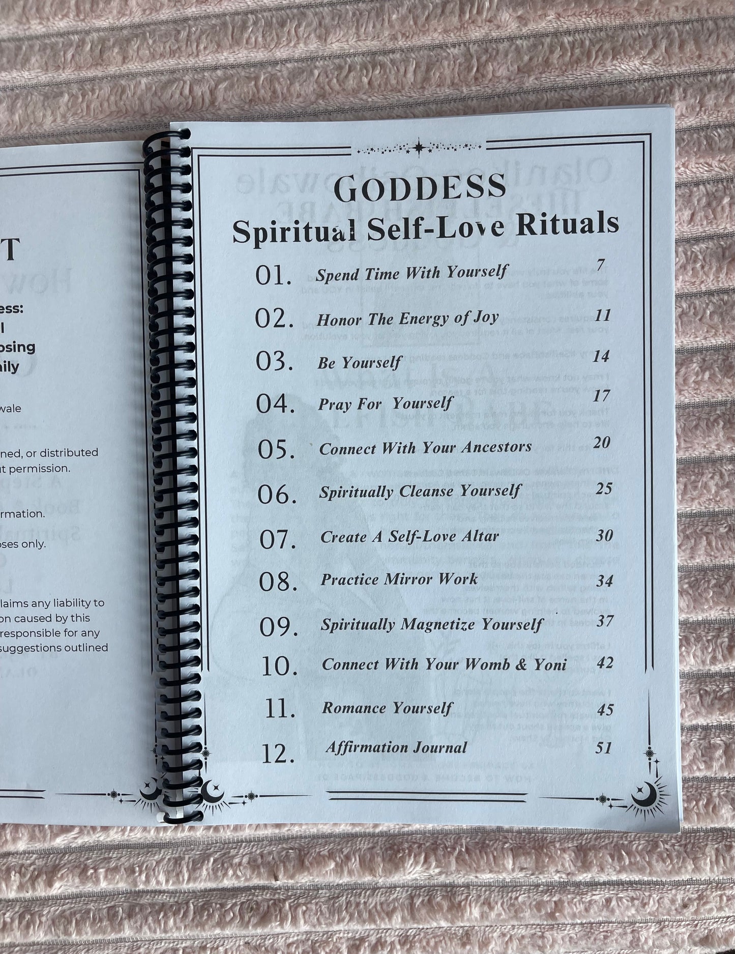 How To Become A Goddess: Spiritual Self-Love Rituals For Choosing & Loving Yourself Daily Workbook & Journal